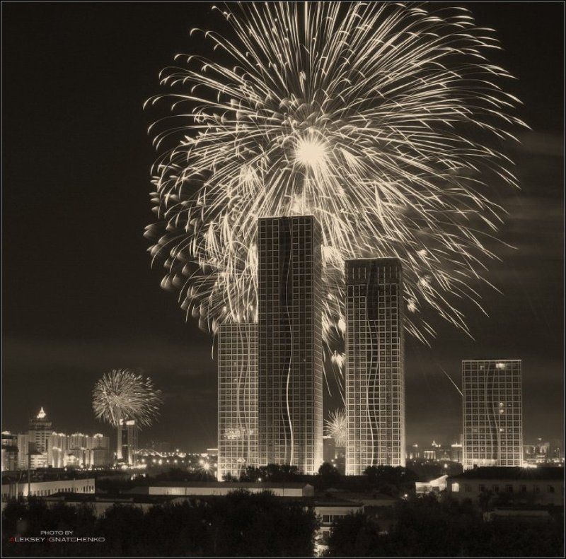 салют, фейерверк, день города Феерияphoto preview