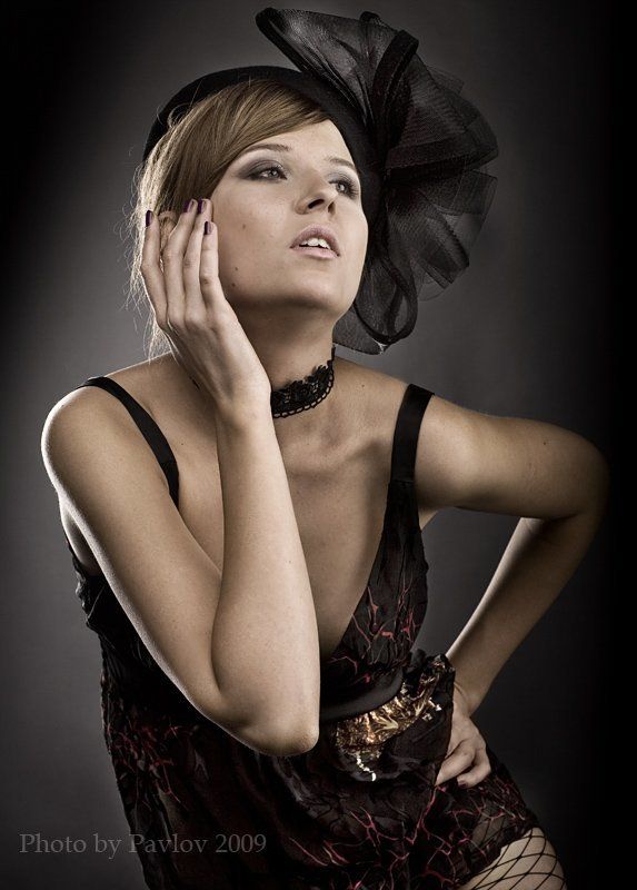 Портрет в стиле ретро ...photo preview