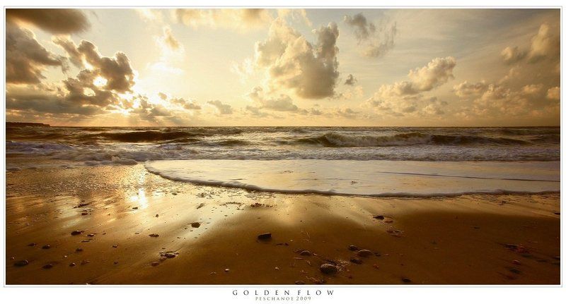 пейзаж Золотой Приливphoto preview