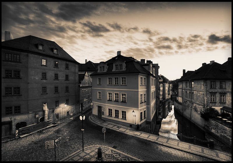 прага, чертовка, рассвет рассвет над Чертовкойphoto preview