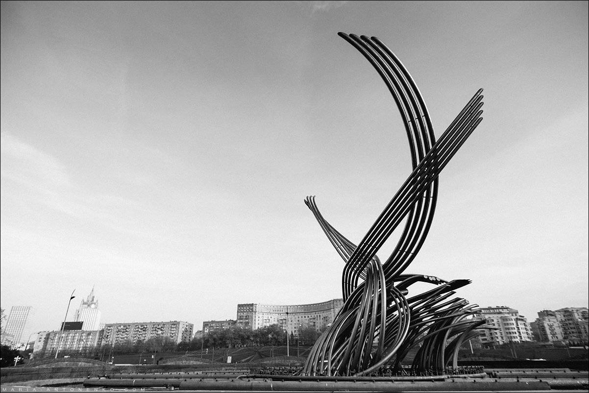 Архитектура, город, чб, Мария Антоненко