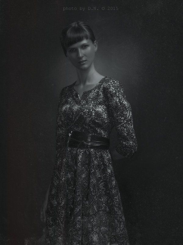 студия, портрет, девушка, Ч/Б Who You Are?photo preview