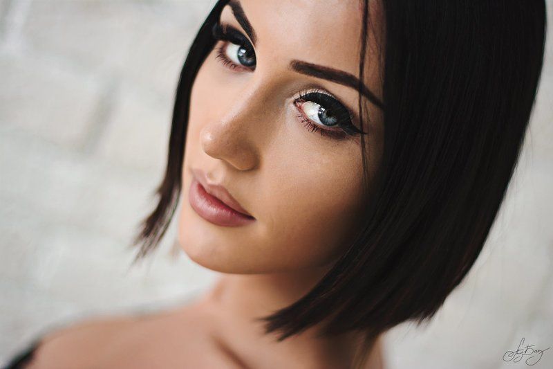 girl, beauty, beautiful, blue eyes, pretty face, photo Sashaphoto preview