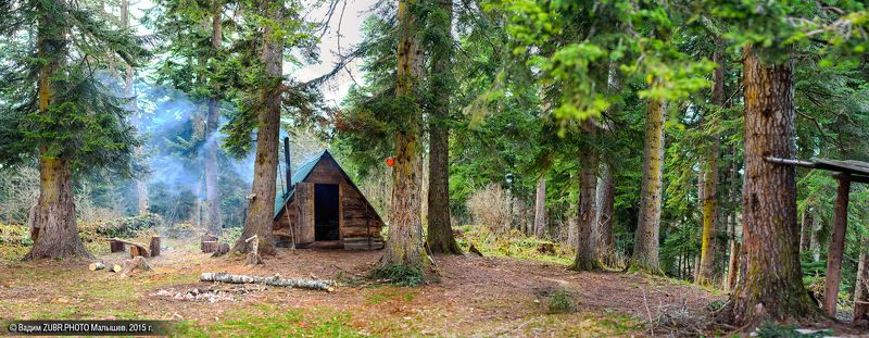 пейзаж, горы, адыгея, тхач, панорама, zubrphoto Под старыми пихтамиphoto preview