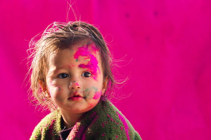 #holi #colors #India #portrait #kids #festival  Holi... festival of coloursphoto preview