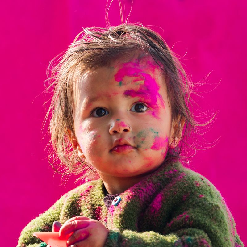 #holi #colors #India #portrait #kids #festival  Holi... festival of coloursphoto preview