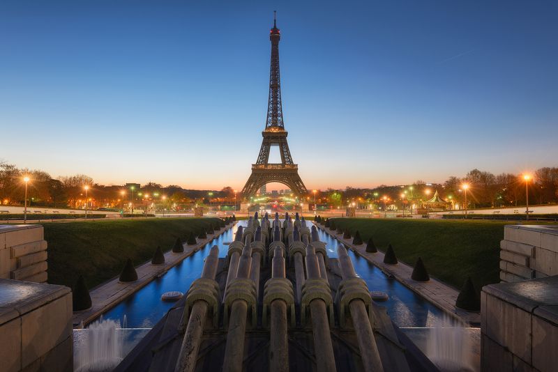 закат, рассвет, вечер, город, башня, эйфелева башня, париж, франция, city, cityscape, sunset, sunrise, dusk, paris, france, tower, eiffel tower Зимний Париж / Paris in winterphoto preview