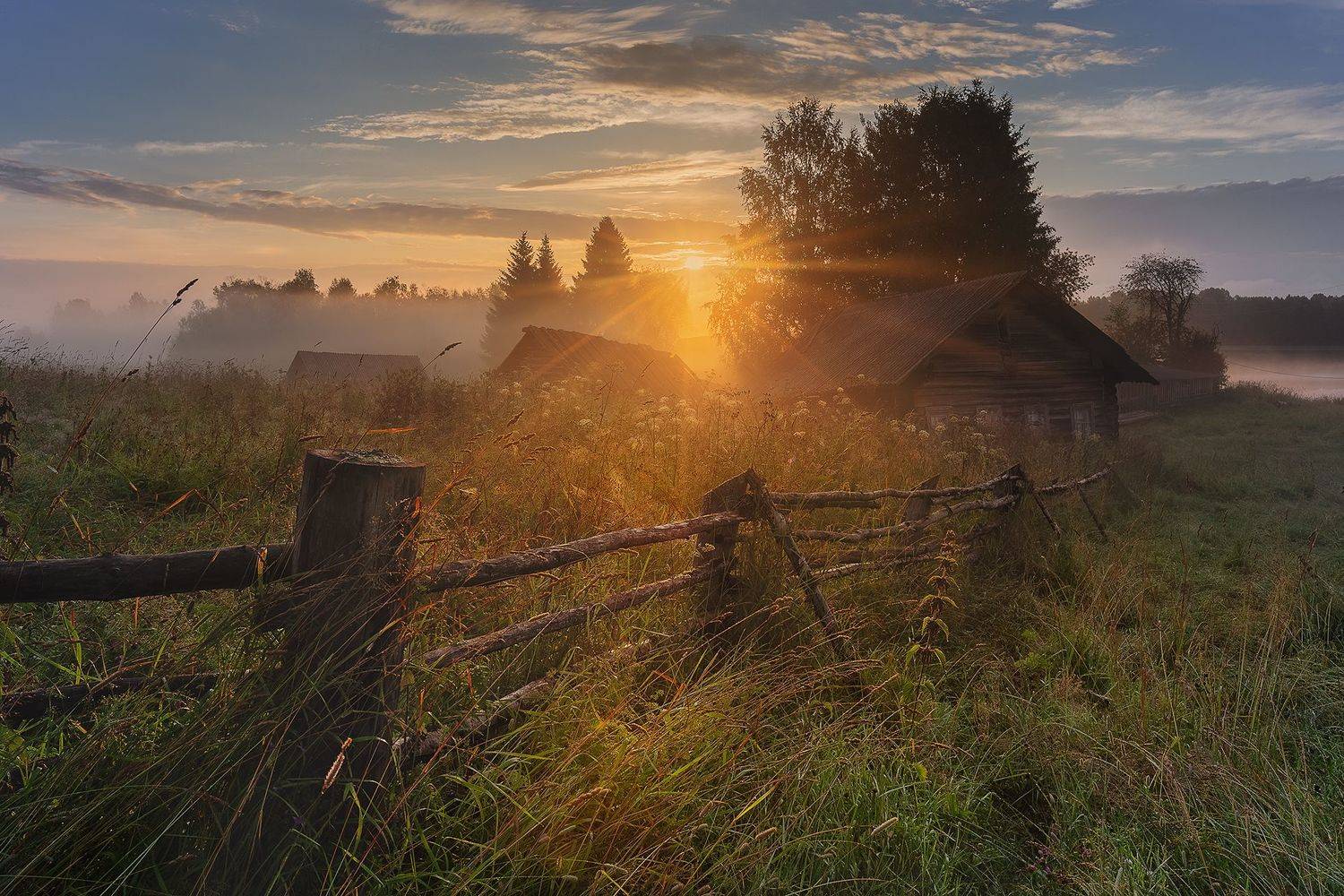 Утро в деревне. Автор: Константин Маланин , Константин Маланин