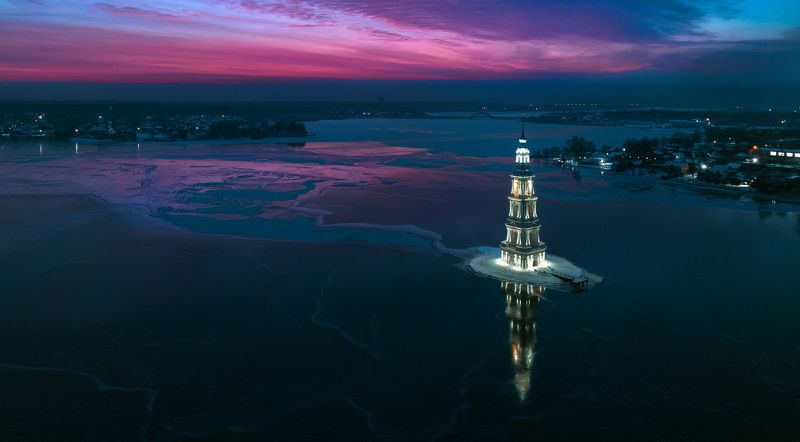 калязин, колокольня на воде, тверь Колокольняphoto preview