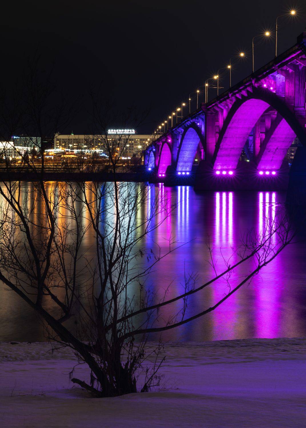 Красноярск. Коммунальный мост… Krasnoyarsk. Communal bridge.... Автор: Vazhenin Evgeniy , Vazhenin Evgeniy