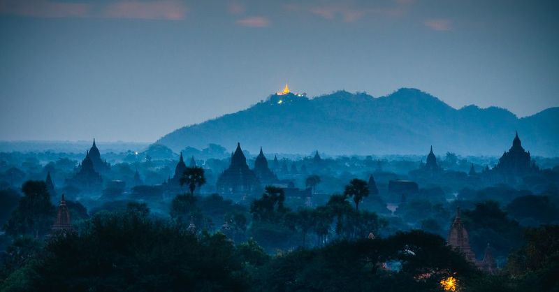 баган, мьянма, бирма, пагоды Баганское царствоphoto preview