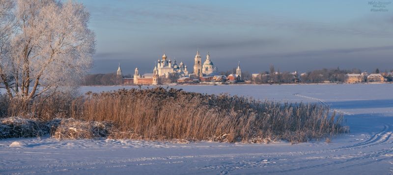 озеро неро, ростов великий, неро, рождественский, крещенские морозы, зима, зимний пейзаж, русский пейзаж, спасо-яковлевский монастырь, ярославская область, золотое кольцо, русская зима \