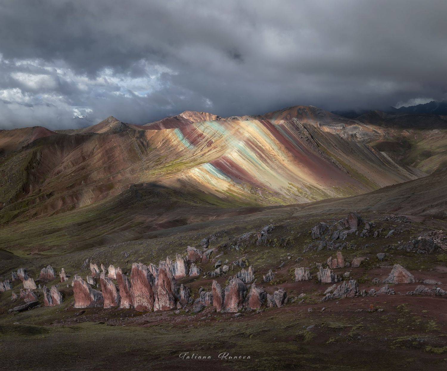 Радужные горы Палкойо. Автор: Рунова Татьяна , Рунова Татьяна