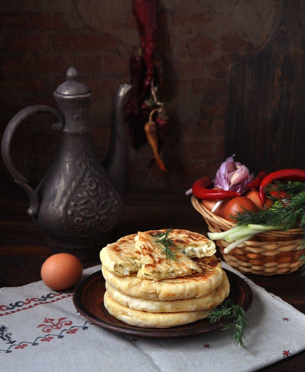 Кавказские лепешки. Автор: Elena Pankova , Elena Pankova