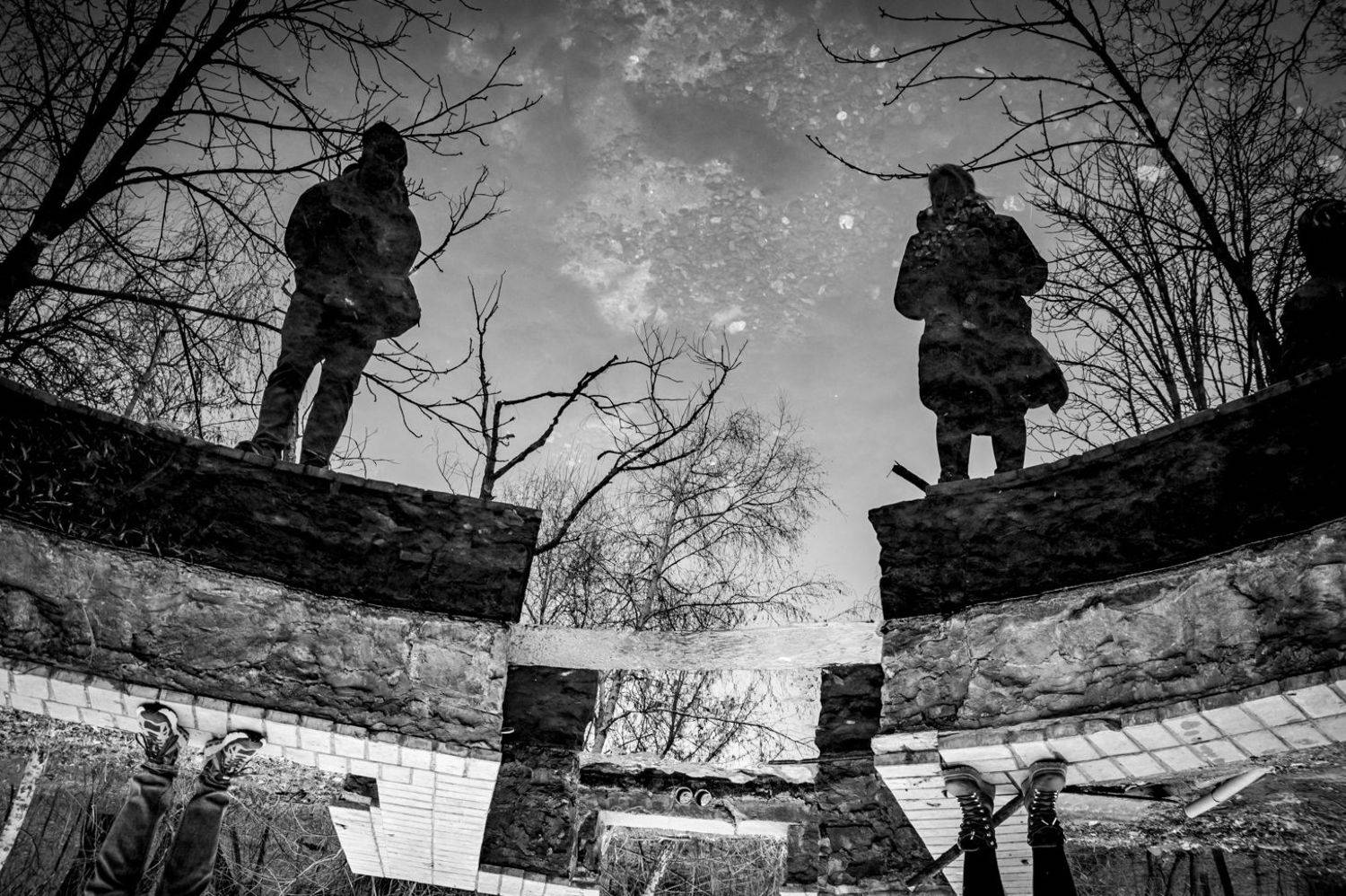 отражение, зеркало, вода, пара, дуэт, Анна Иванова