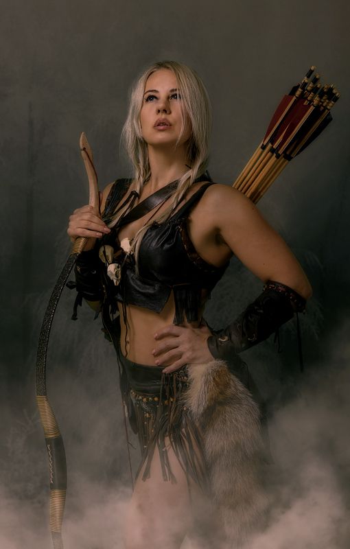 портрет девушка постановка женщина воин амазонка Амазонкаphoto preview