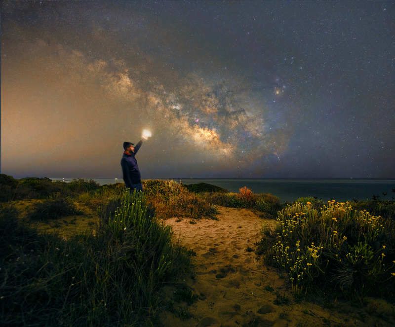 milkyway stars night the lighterphoto preview