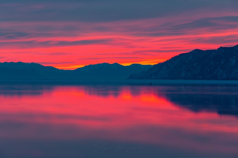 Закат на Байкалеphoto preview