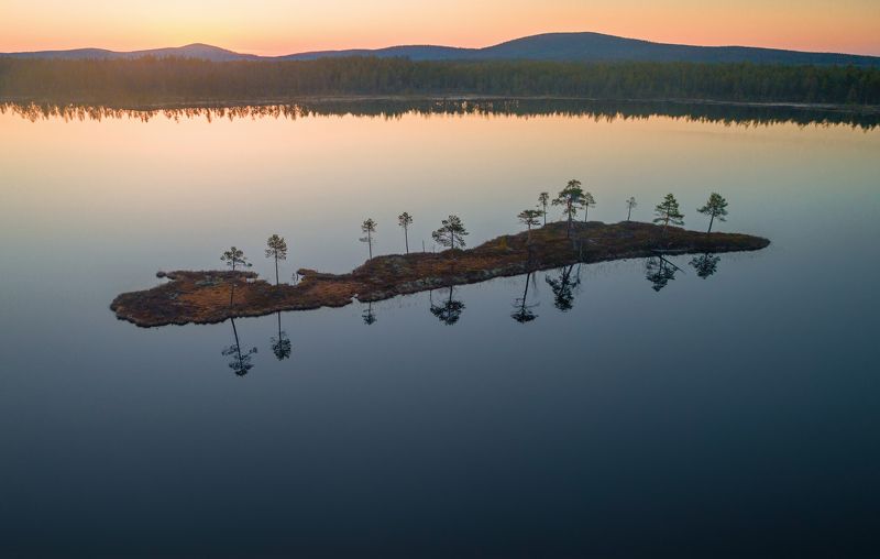пейзаж, природа, Мурманск, Кольское Заполярье, Северное сияние, Аврора *** фото превью