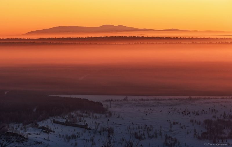 пейзаж, утро, рассвет, горы, басеги, губаха, гора крестовая, пермский край, туман Утро в туманеphoto preview