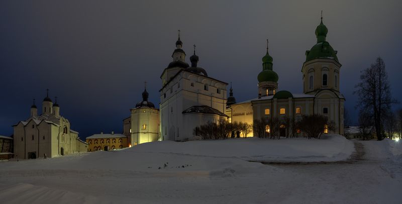 кирилло-белозерский, монастырь Вечер в монастыре 2photo preview