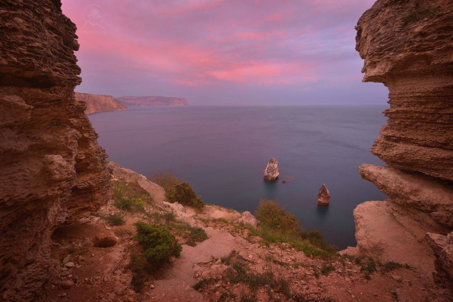 На Тигровом мысе. Автор: Гордиенко Анатолий крым, тигровый мыс, фиолент, мыс айя, орест, пилад, Гордиенко Анатолий