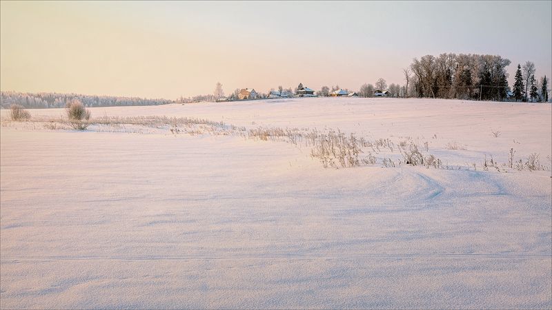 пейзаж, весна, утро, деревня, свет, цвет, александр никитинский Весна в деревне...photo preview