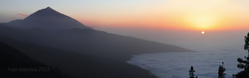 вукан тейде, закат Вукан Тейде, закатphoto preview