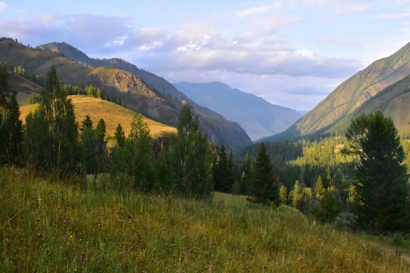 пейзаж, природа, путешествие, горы, панорама, алтай За перевалом Кузуяк...photo preview