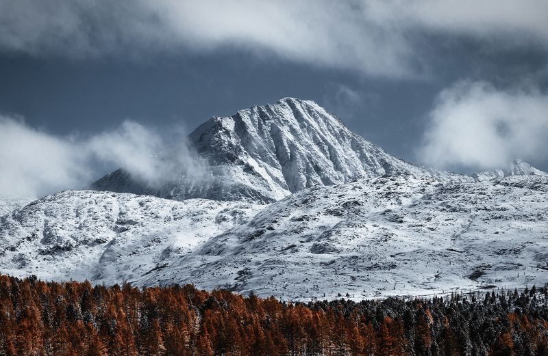 улаганский перевал, горный алтай, горы, россия, улаган, пейзаж, вершина Виды Улаганского перевалаphoto preview