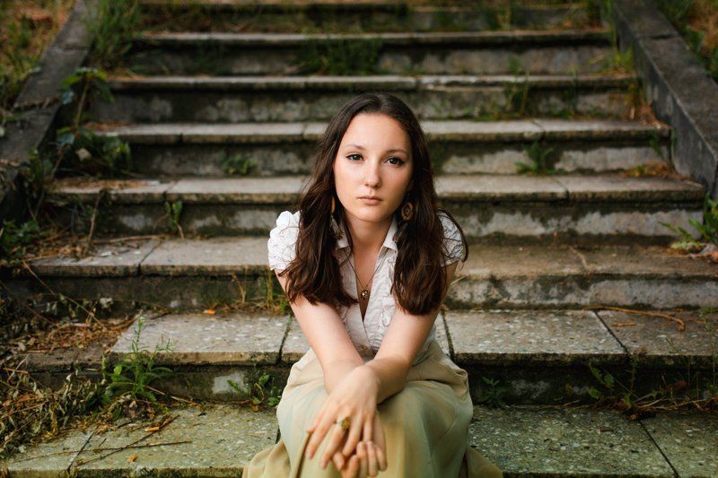 портрет, девушка, взгляд Взглядphoto preview