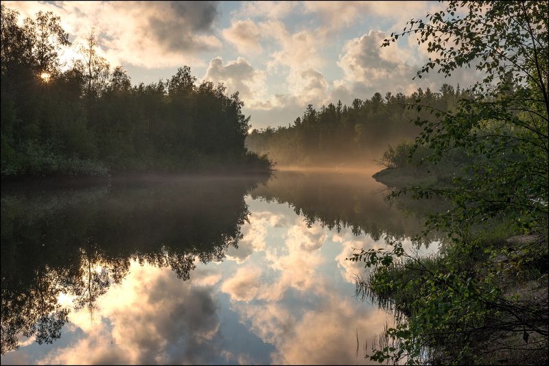 Пейзаж, Туман После дождяphoto preview