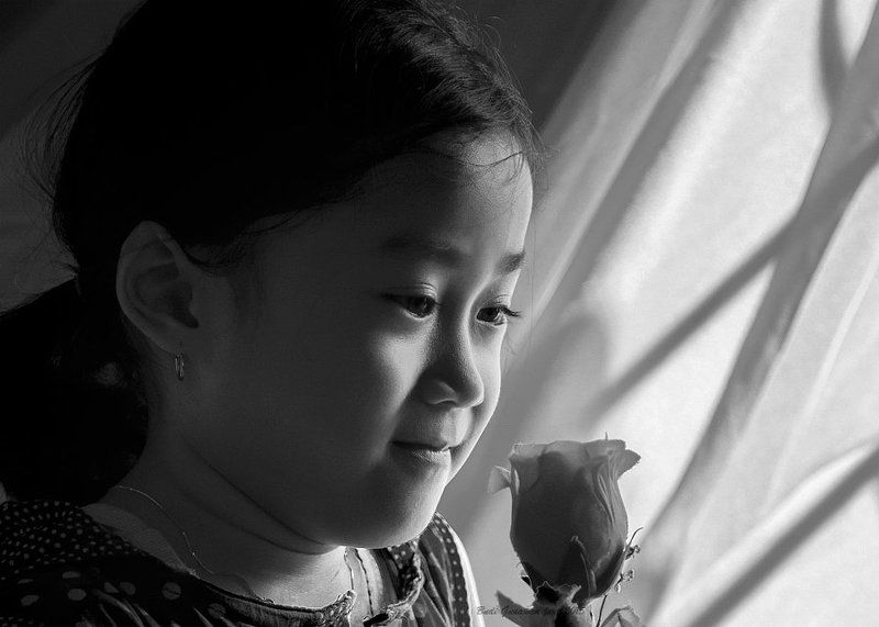 Kareen, B&W, Portrait Kareen A Little Angelphoto preview