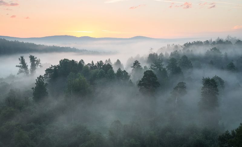 Рассвет на реке Сергаphoto preview