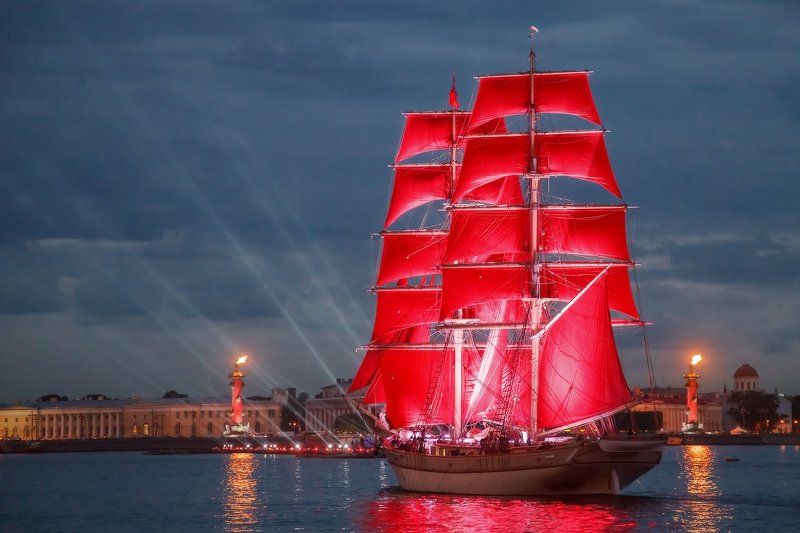 санкт, петербург, петроград, ленигград, алые, паруса, нева, праздник, Тихая репетиция Большого Праздника...photo preview