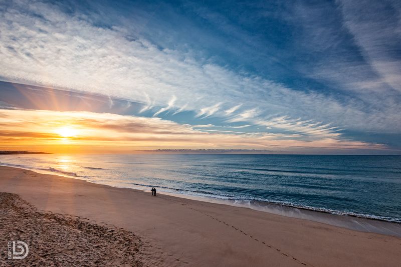 portugal, armação, рассвет, океан Атлантические рыбаки фото превью