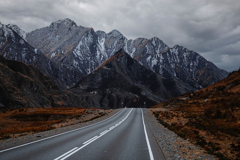 горы, горный алтай, чуйский тракт, пейзаж, алтай, дорога, россия Чуйский трактphoto preview