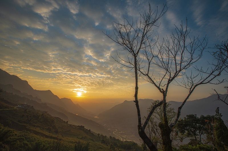 Hau Thao Valley (Sapa, Vietnam) in Sunrisephoto preview