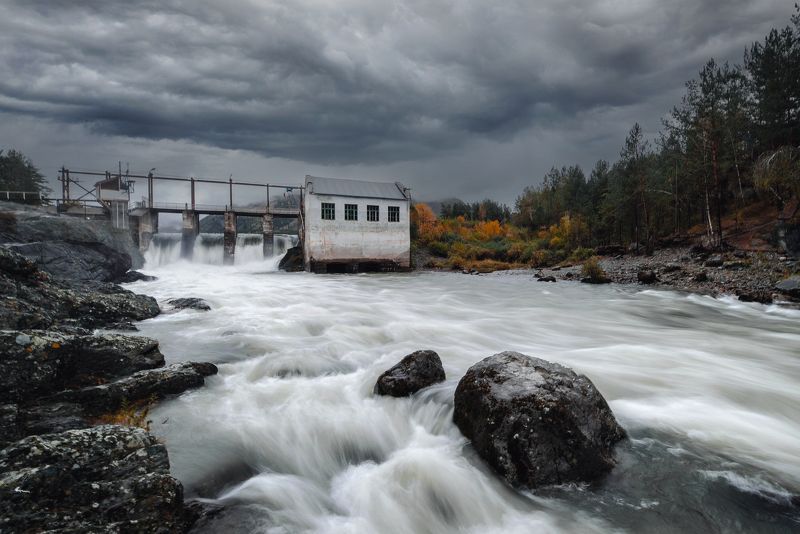 горы, горный алтай, чемал, пейзаж, алтай, чемальская гэс, россия Чемальская ГЭС, Республика Алтайphoto preview