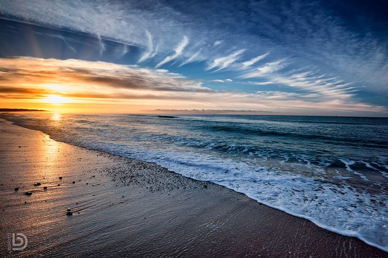 рассвет, португалия, океан, армасан Глаз Бога фото превью