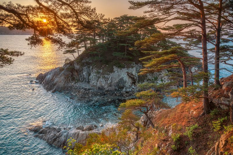 владивосток, рассвет, приморье, полуостров гамова, дальний восток, японское море, море, свет, landscape, seascape photo preview