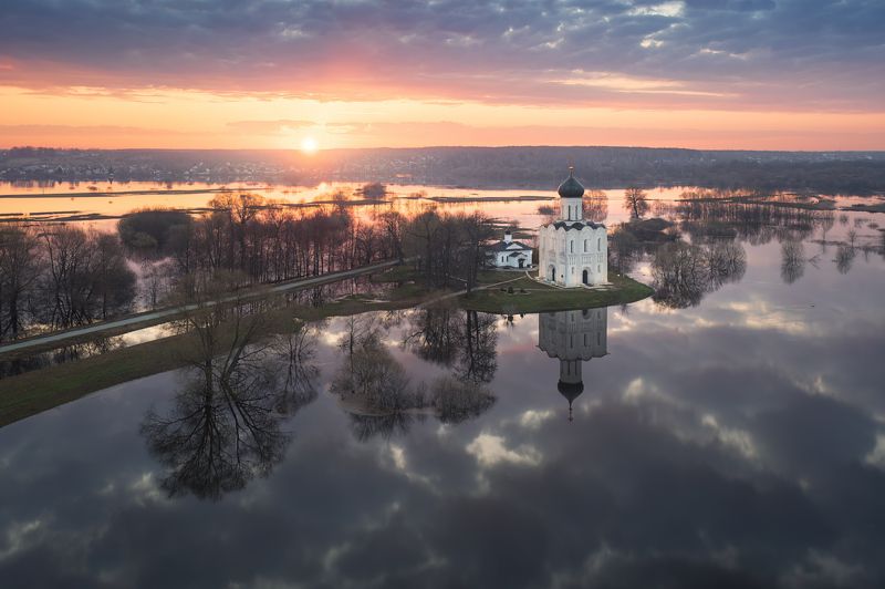 Разлив у Покрова на Нерли 2023photo preview