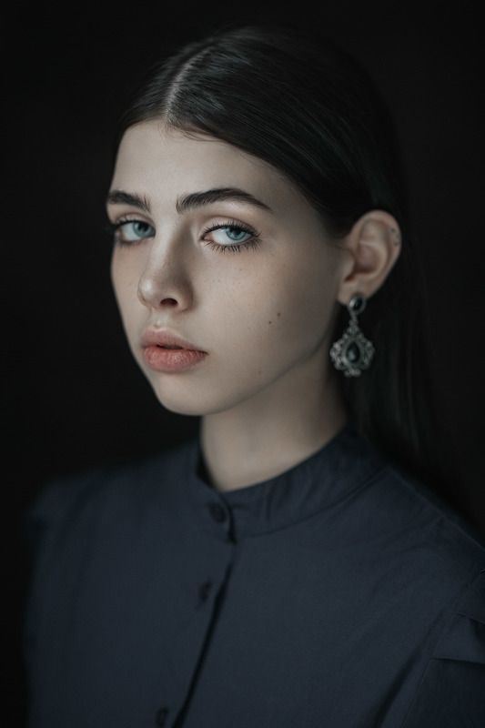 девушка, портрет, студийный портрет, готика, готический портрет Leraphoto preview