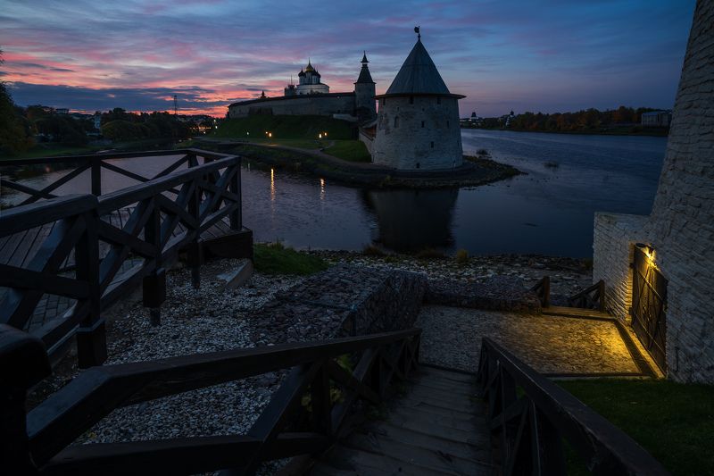 псков, кром, утро Псковское утроphoto preview