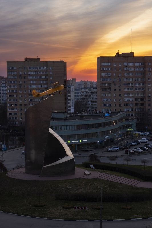 По-2, Мытищи, закат Мне бы в небо...photo preview