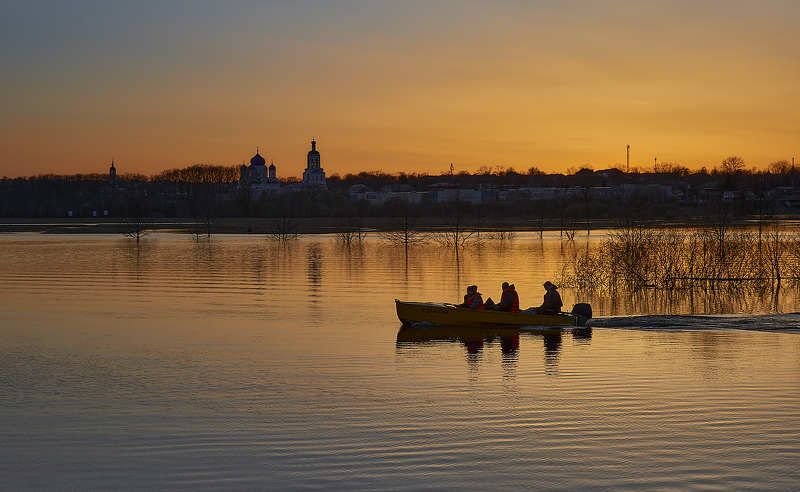 половодье, паводок, боголюбский монастырь, боголюбово Боголюбский монастырь. Паводок фото превью
