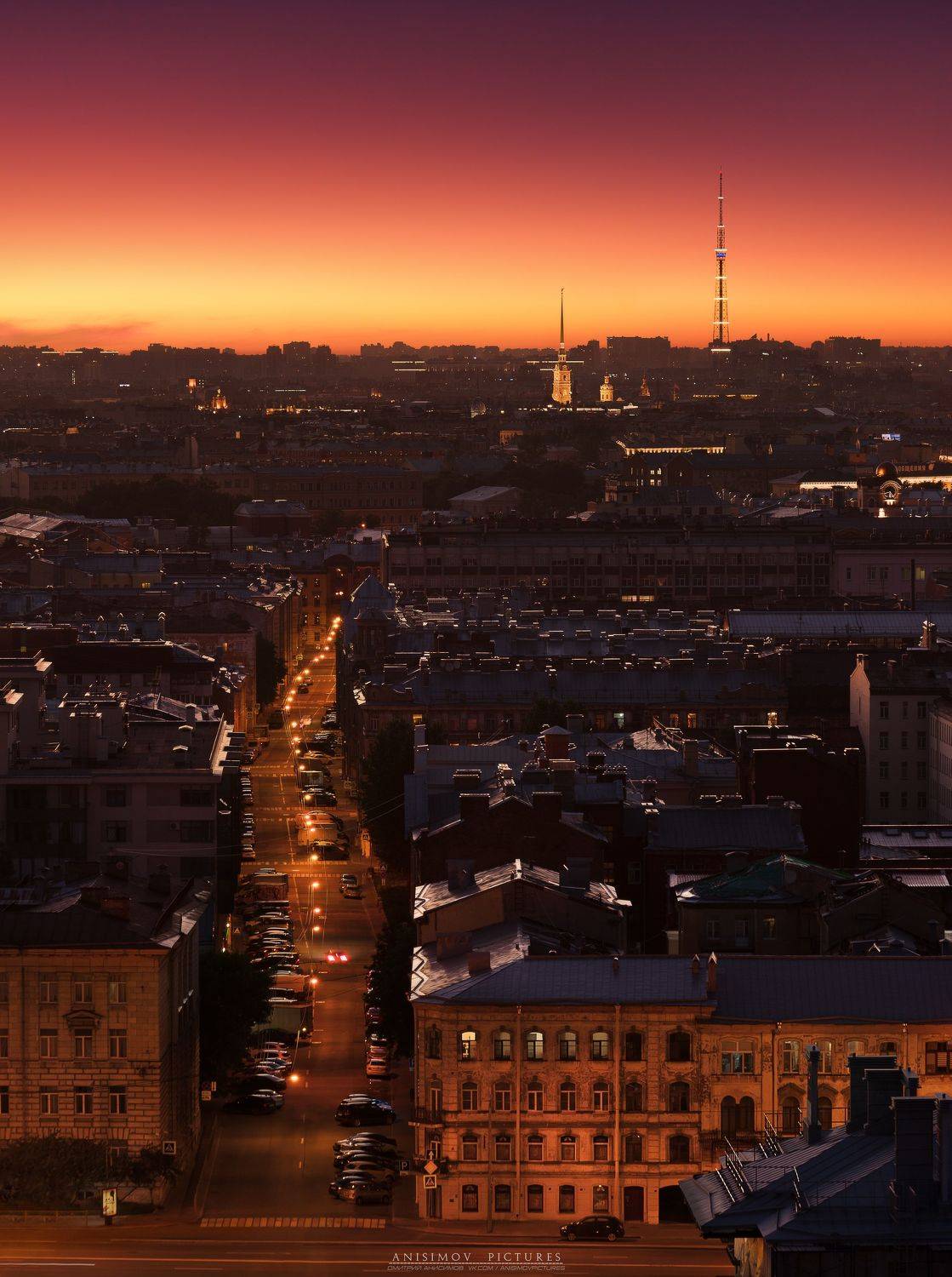 санкт-петербург, закат, лето, архитектура, nikon, Dmitriy Anisimov