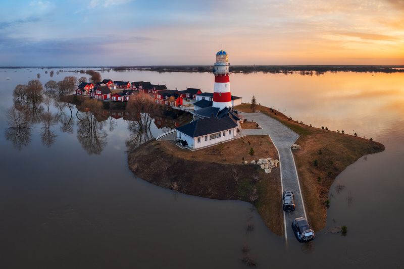 Рязань, архитектуа, пейзаж Рыбацкая деревняphoto preview