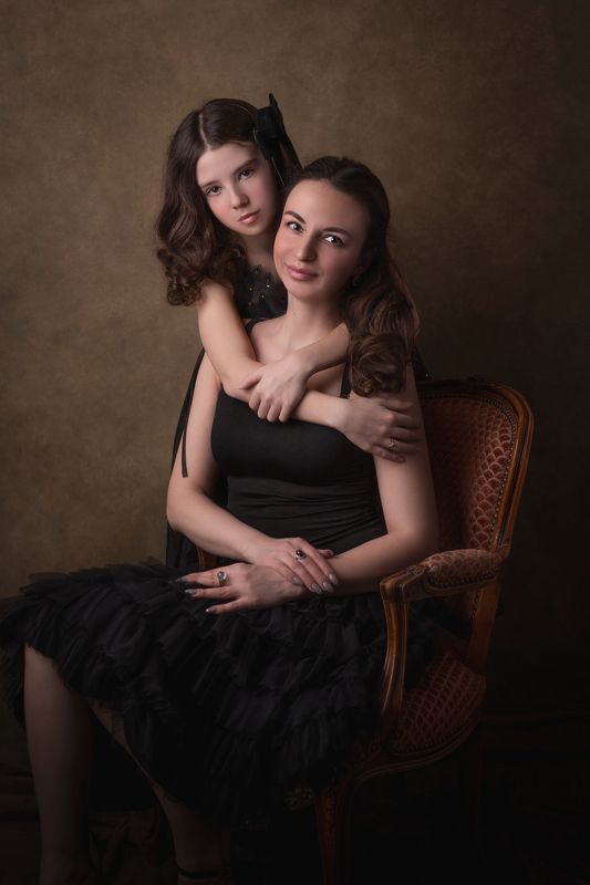 Портретная Коллекция Дети и Семья, детская фотография, семейная фотосессия, детская и семейная фотосъемка в студии Мама и Дочьphoto preview