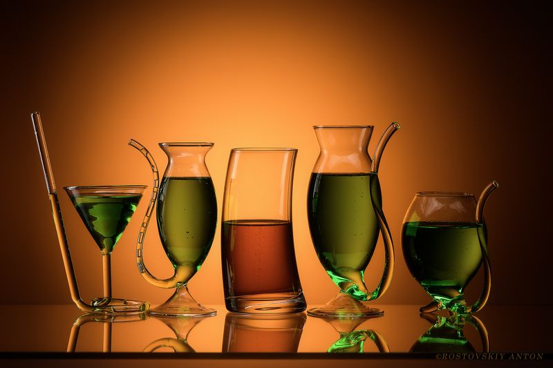 коктейльная вечеринка, натюрморт, предметка, бокалы, коктейльная вечеринка | рекламный фотографphoto preview